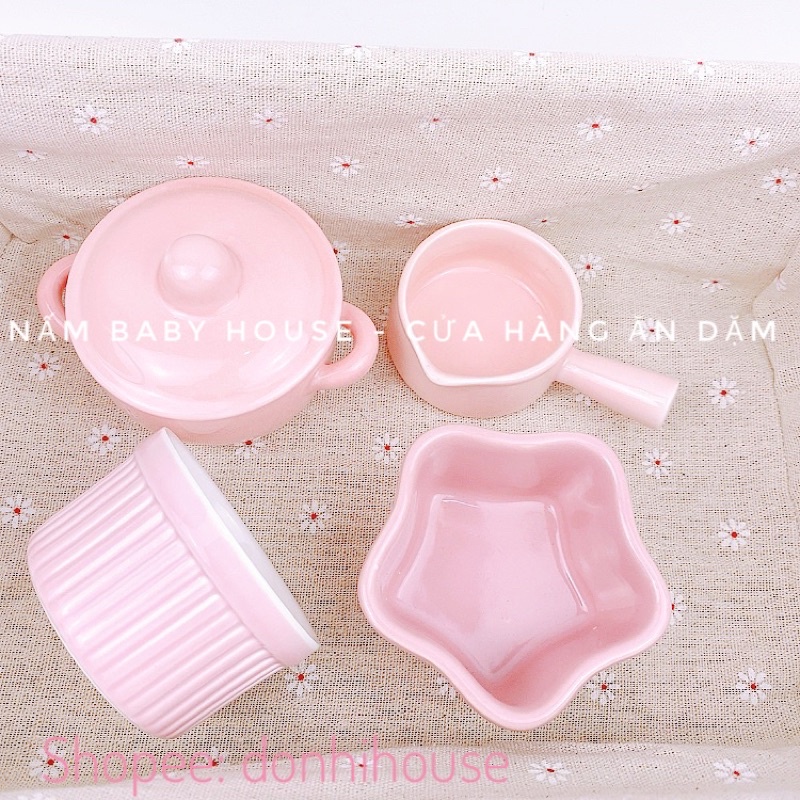 Chén ăn dặm / bát ăn dặm bằng sứ an toàn cho bé