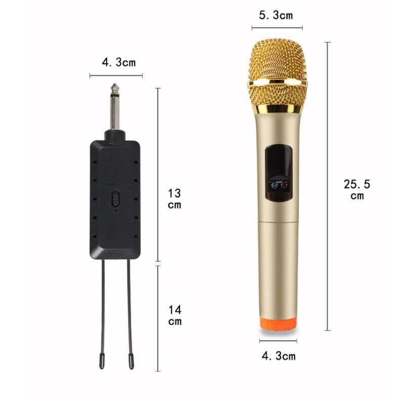 Bộ 2 micro không dây UHF D22MV