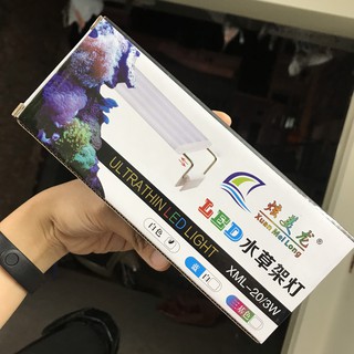Đèn led XuanMeiLong XML cho bể cá cảnh, bể thủy sinh 20cm, 30cm, 40cm - ánh sáng trắng, WRGB 3 chế độ màu