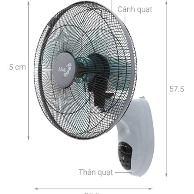 Quạt treo Remote ASIA L16019 55w - Remote