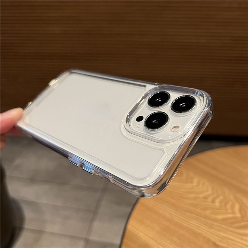 Ốp lưng iphone 15 pro max,15 pro,14 pro max/14/14 pro/14 plus viền chống sốc Likgus meka trong suốt lưng không ố màu