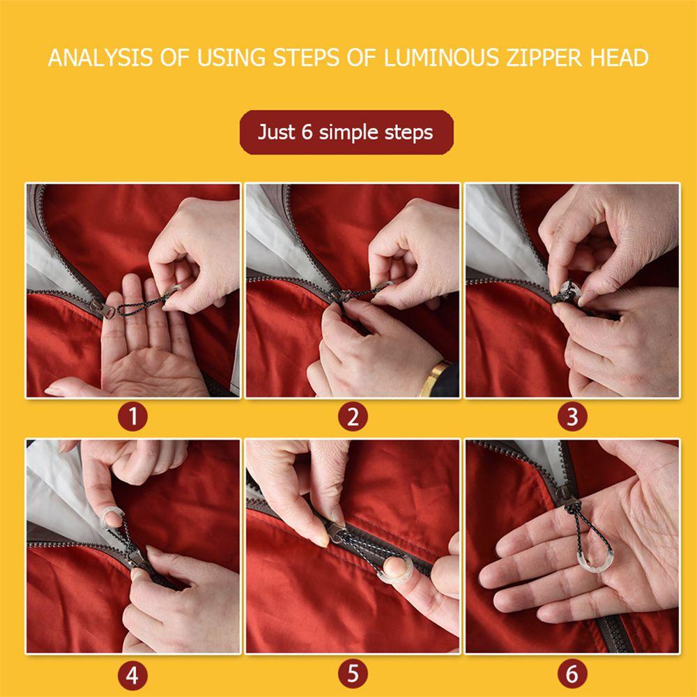 ELLSWORTH Dây Khóa Kéo Phát Sáng Trong Bóng Tối Cho Áo Khoác Leo Núi