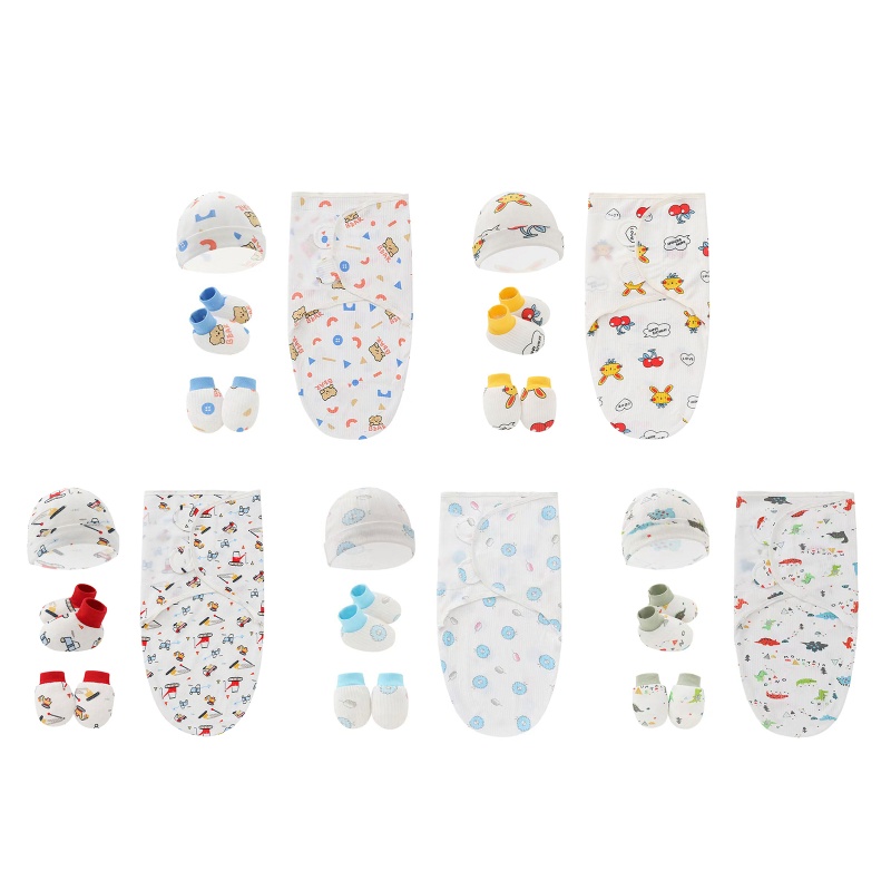 Bộ Chăn Quấn Và Nón Dành Cho Bé Sơ Sinh