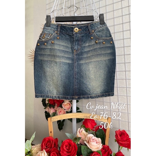Chân váy Jean bigsize