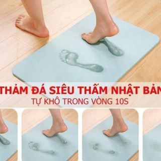 (BG) Ảnh thật - thảm đá siêu thấm công nghệ Nhật Bản
