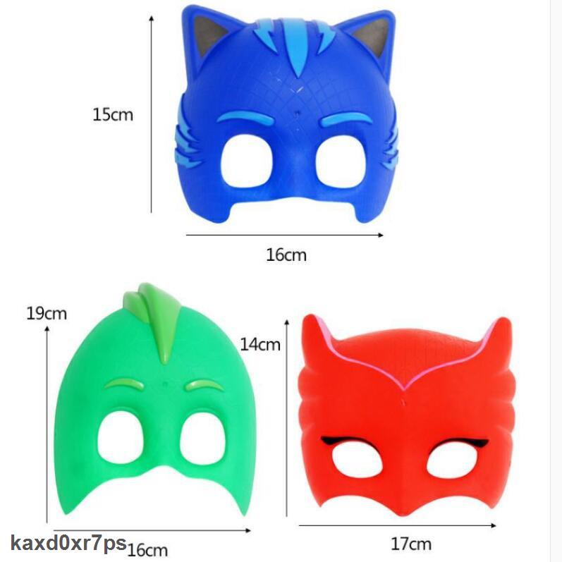 Hình Thật Mặt nạ đồ chơi pj mask hoạt hình catboy gekko đáng yêu cho trẻ em