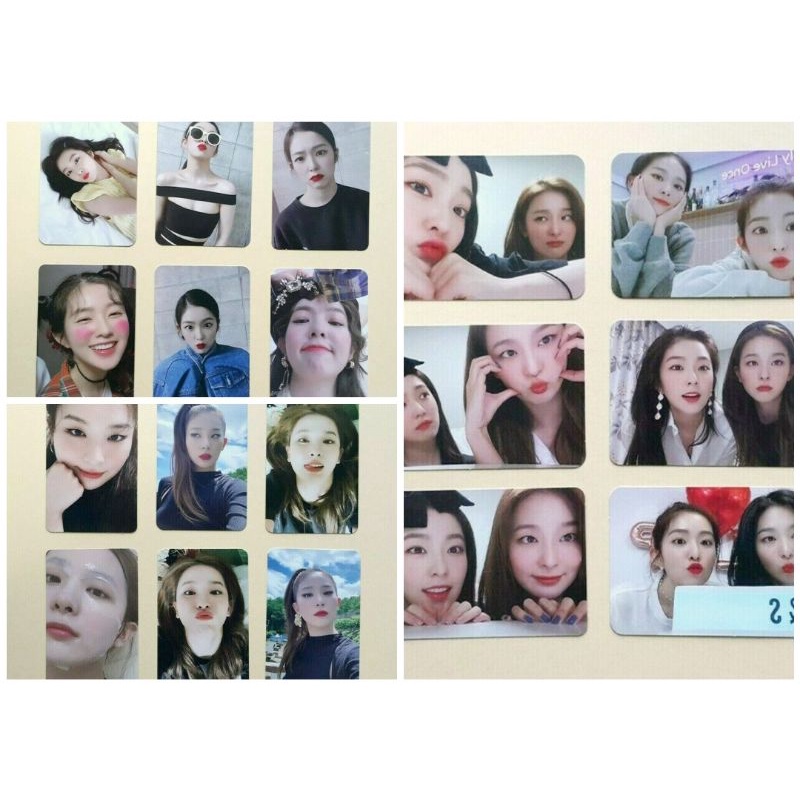 Set card ảnh unoff Irene, Seulgi - Monster