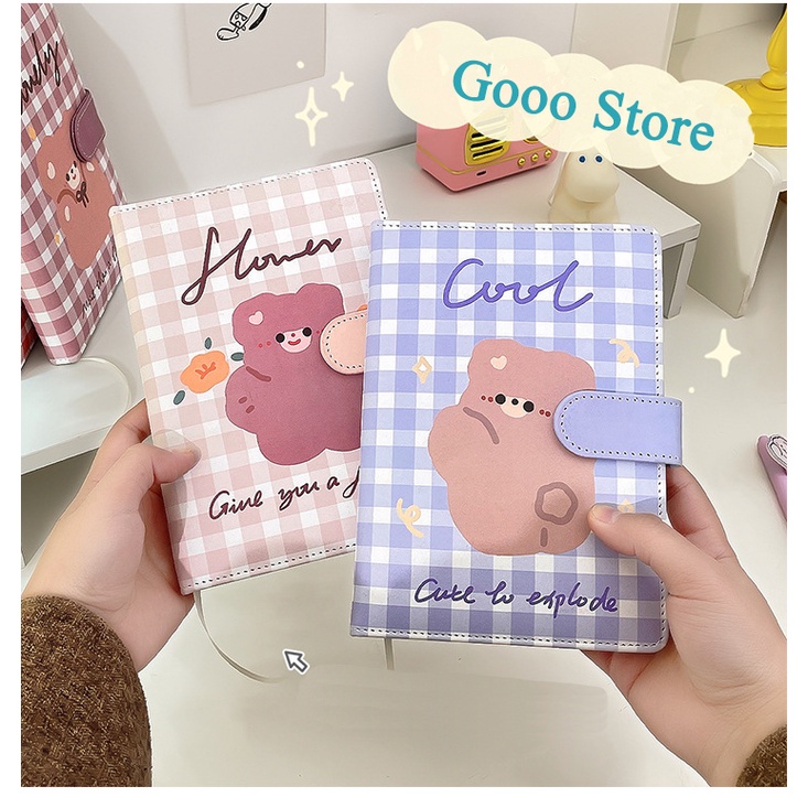 Sổ tay ghi chú khóa nam châm nhiều hình cute Gooo Store
