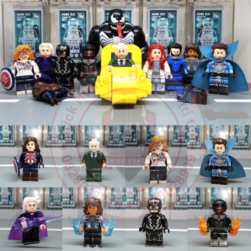 X 0338 Marvel minifigures đồ chơi lắp ráp mô hình nhân vật MCU Doctor Strange in the Multiverse of Madness