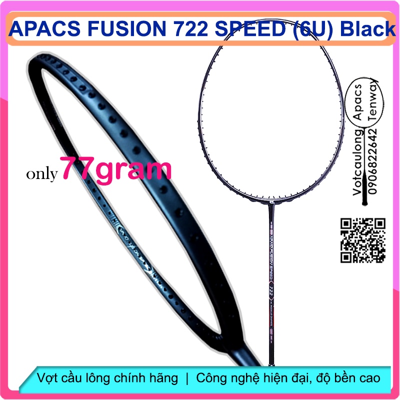 [Vợt cầu lông Apacs Nano Fusion Speed 722 - 6U]