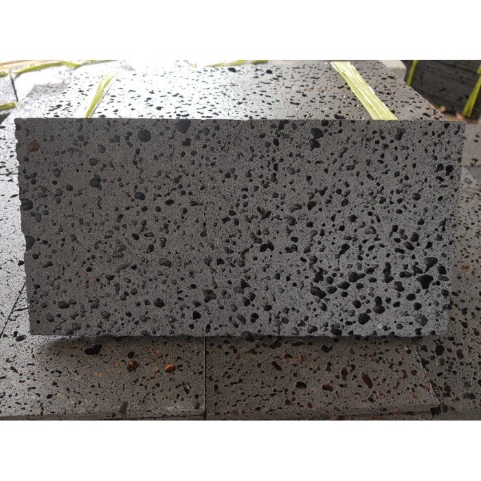 Đá ong ốp tường ong xám tự nhiên(bazan) 10x20x1.2cm