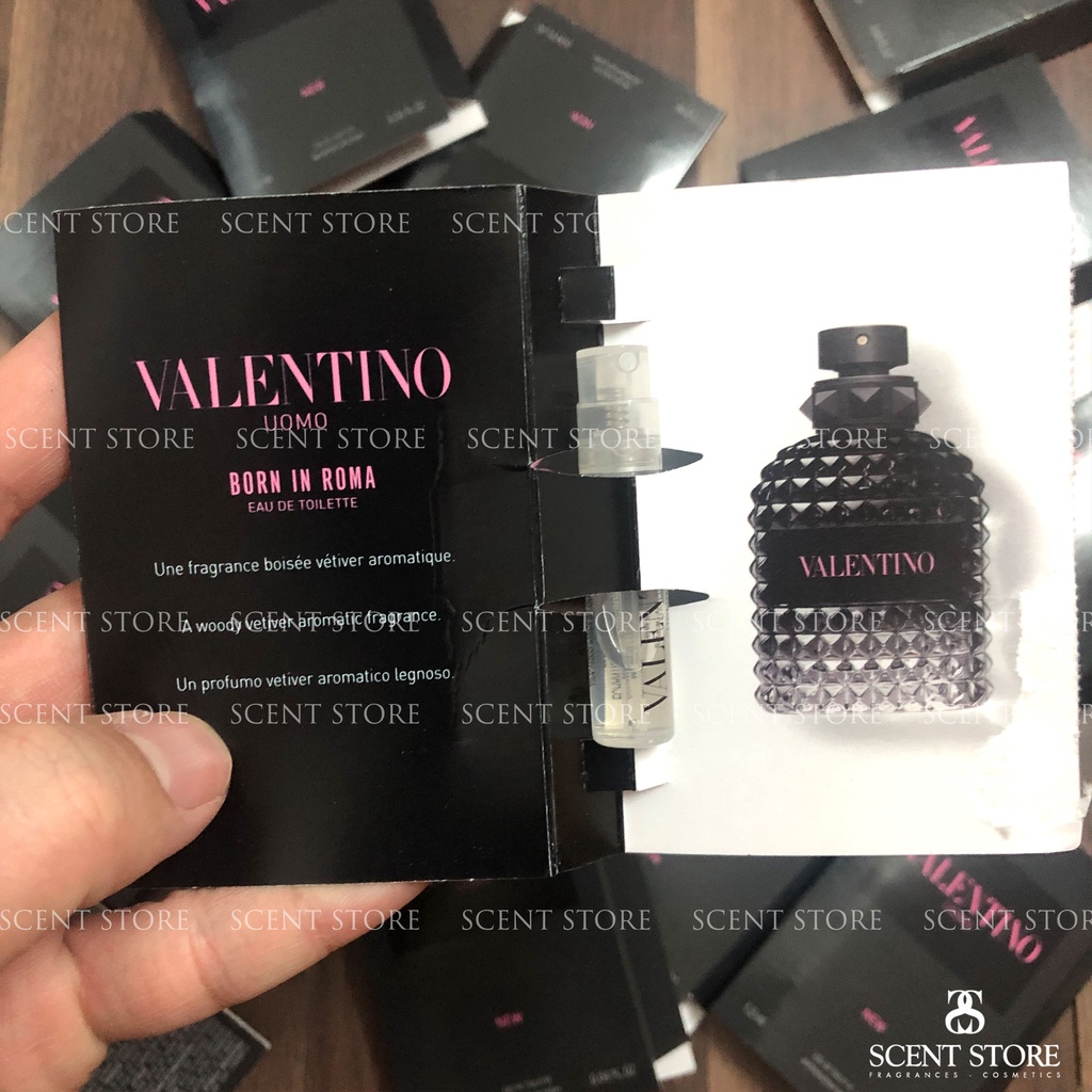 Scentstorevn - Vial chính hãng nước hoa Valentino Uomo Born in Roman Edt for Men [1.2ml]