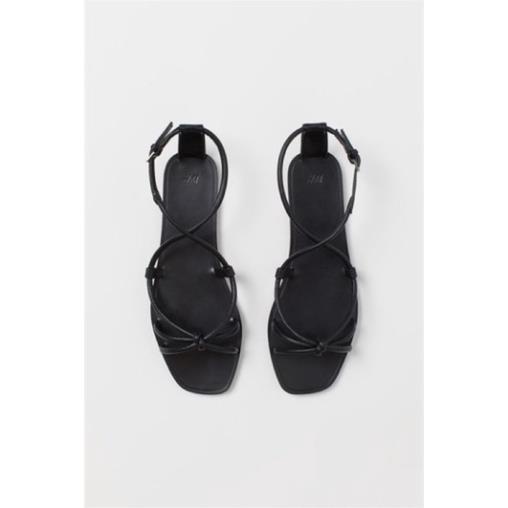 HM chính hãng] Dép sandal đen hàng vợt sale