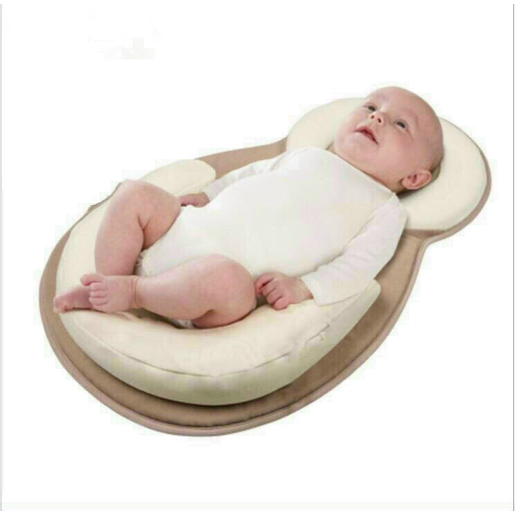 Đệm Ngủ Đúng Tư Thế Chống Trào Ngược Cho Bé, Chống Giật Mình Giúp Bé Ngủ Ngoan, Chống Méo Đầu Babibu – DNDTT