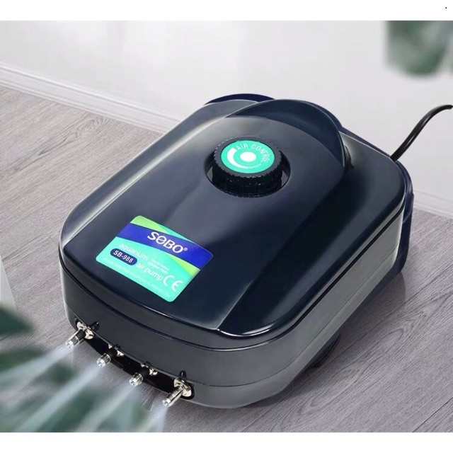 Máy sủi Oxy 4 vòi Sobo SB-948 - Chạy điện 220V 8W - chỉnh được lượng khí