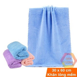 Khăn lau mặt lông mềm siêu thấm hút nước MDT, khăn lau đa năng 30 x 60 cm _KH60