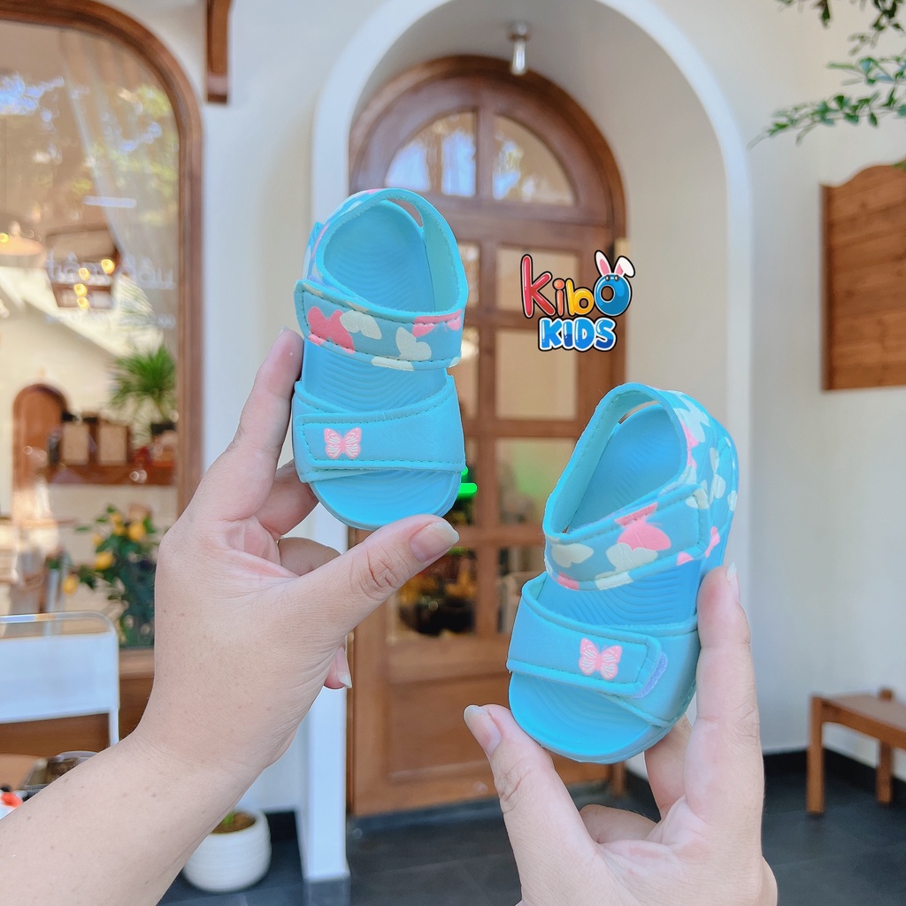 Sandal Xốp Cho Bé Gái Siêu Nhẹ Siêu Bền Hoạ Tiết Nơ SA409