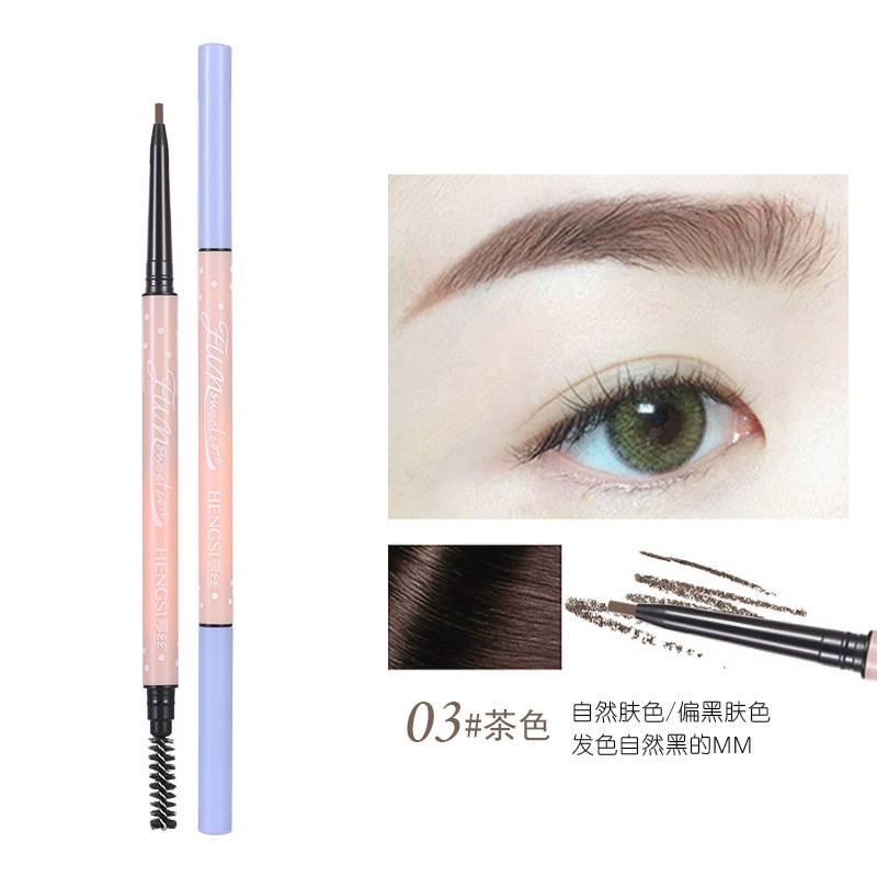 [Hàng mới về] Chì kẻ mày Hengsi hai đầu siêu mịn chống thấm nước và mồ hôi không phai màu tạo lớp trang điểm tự nhiên | BigBuy360 - bigbuy360.vn