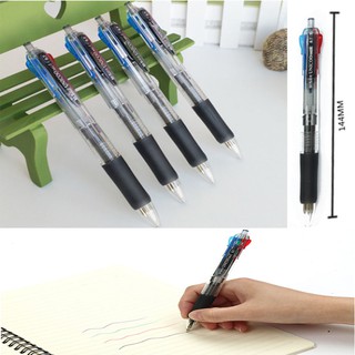 Bút bi bấm 4 ngòi màu mực đẹp tiện dụng mã VP17