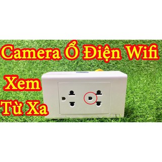 Ổ cắm điện cao cấp - Ổ điện WiFi FullHD 1080 kết nối điện thoại giám sát từ xa 3G - Bảo hành 12 tháng