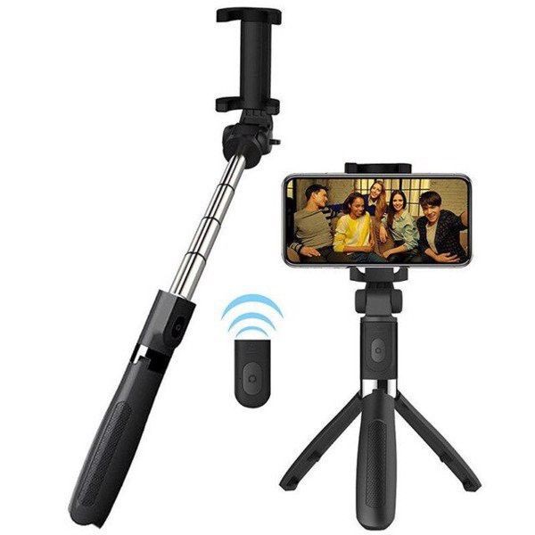 [XK][FREESHIP] GẬY CHỤP HÌNH BLUETOOTH KIÊM TRIPOD 3 CHÂN L01 - L02 [HCM]