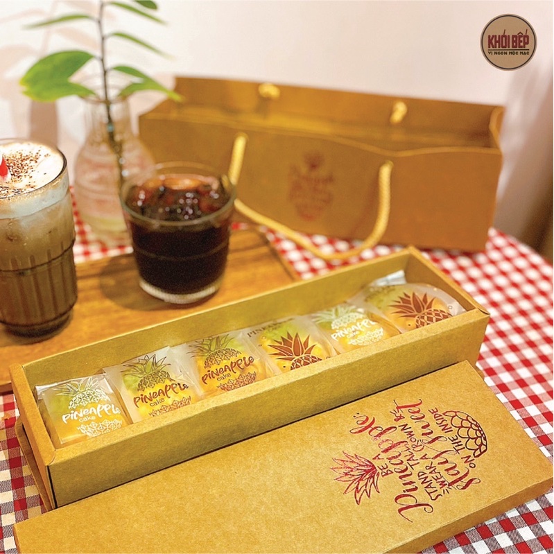 Set quà bánh dứa Đài Loan 12 cái quà tặng Trung Thu