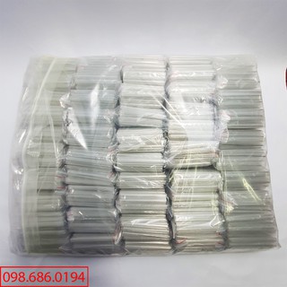 1000 Ống co nhiệt hàn cáp quang dài 6cmm, Loại Lớn [ 2 kim đơn chất lượng ]