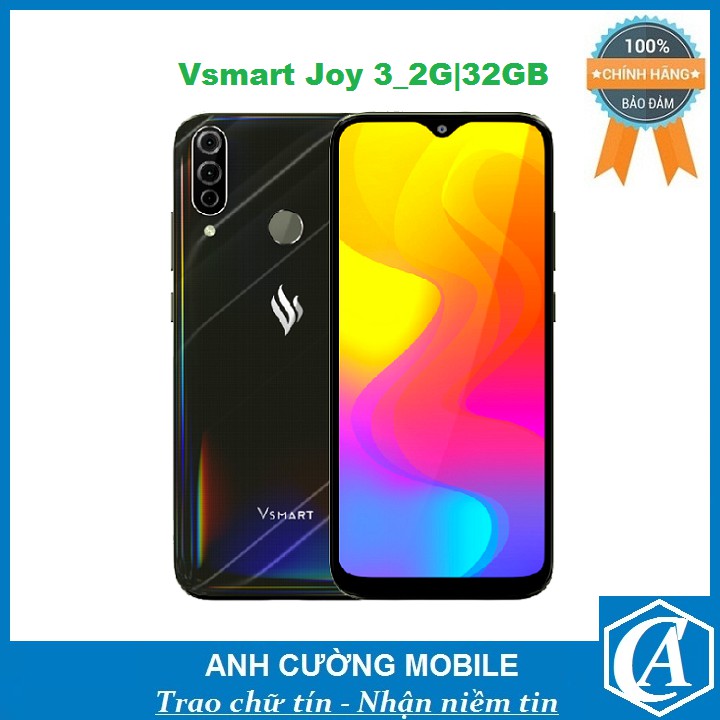 Điện thoại Vsmart Joy 3 2GB|32GB - Hàng Chính Hãng