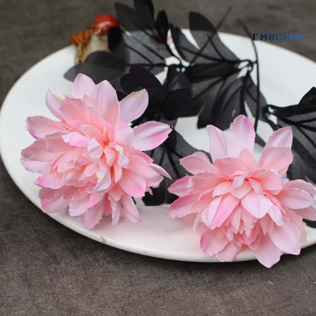 1 Nhánh Hoa Nhân Tạo Bằng Lụa Trong Suốt Trang Trí Tiệc