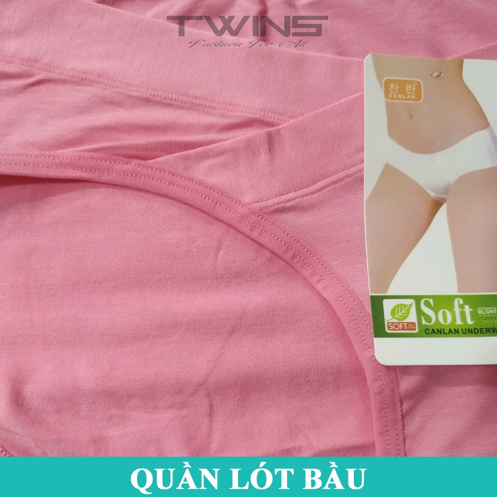 Quần lót bầu Soft chất liệu cotton cao cấp mềm mịn thấm hút mồ hôi dạng lưng chéo size 60kg-85kg