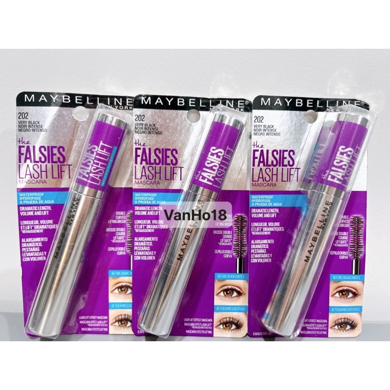 MASCARA MAYBELLINE NEW YORK the Falsies Lash Lift giúp dài và dày mi