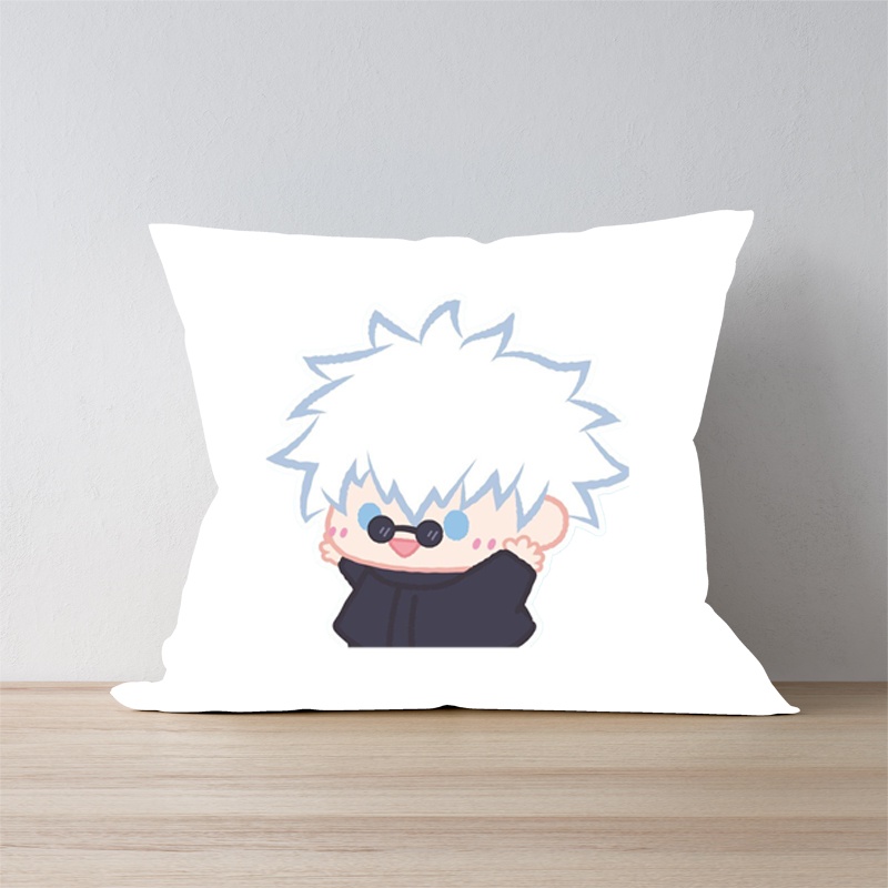 Gối in hình JUJUTSU KAISEN VER TẬP THỂ DỤC chibi anime xinh xắn tiện lợi chất đẹp