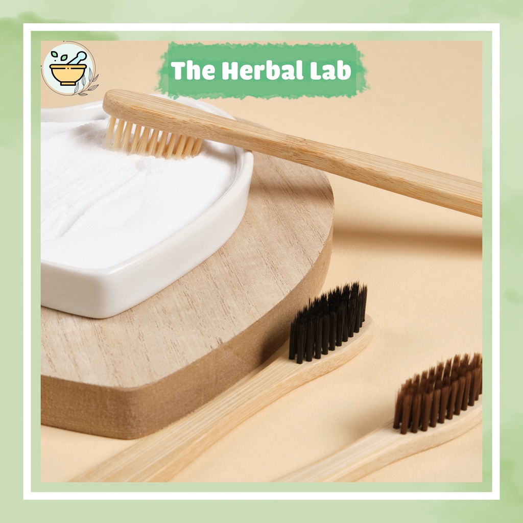 [THE HERBAL LAB] BỘT THAN TRE làm sáng răng tự nhiên + TẶNG BÀN CHẢI ĐÁNH RĂNG GỖ TRE HỮU CƠ