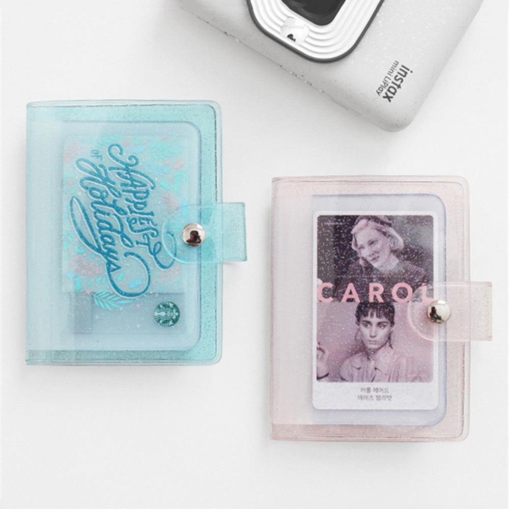 Album Ảnh 3 Inch Màu Thạch Trong Suốt Lấp Lánh