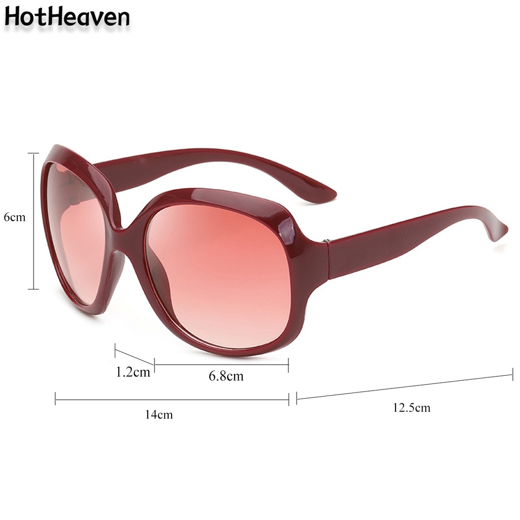 Kính Mát Gọng Oval Lớn Chống Tia UV400 Thời Trang 2 Kiểu Cho Nam &amp; Nữ