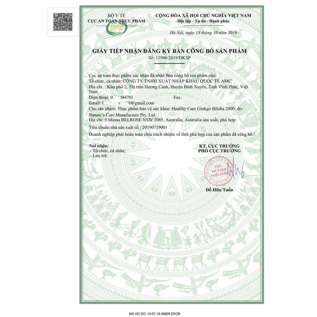 Viên uống bổ não Healthy care ginkgo biloba 2000mg 100 viên | BigBuy360 - bigbuy360.vn