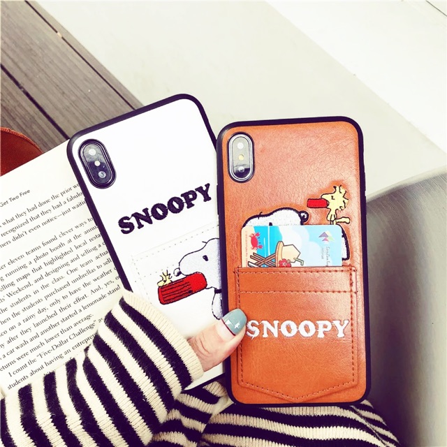 Ốp iPhone chó Snoopy