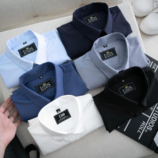 (FREESHIP+VIDEO THẬT) Áo Sơ Mi VNXKhàng cao cấp loại 1 Dài Tay Màu Trơn Thời Trang Cho Nam | BigBuy360 - bigbuy360.vn