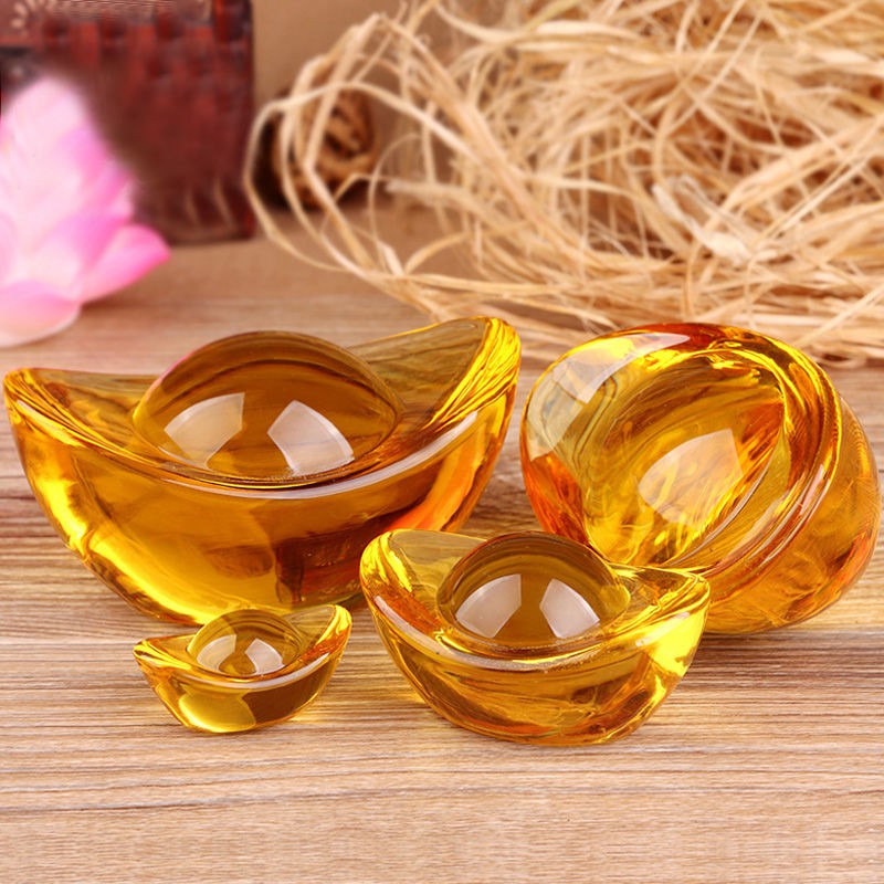 THỎI VÀNG PHONG THỦY THẦN TÀI MAY MẮN 6CM