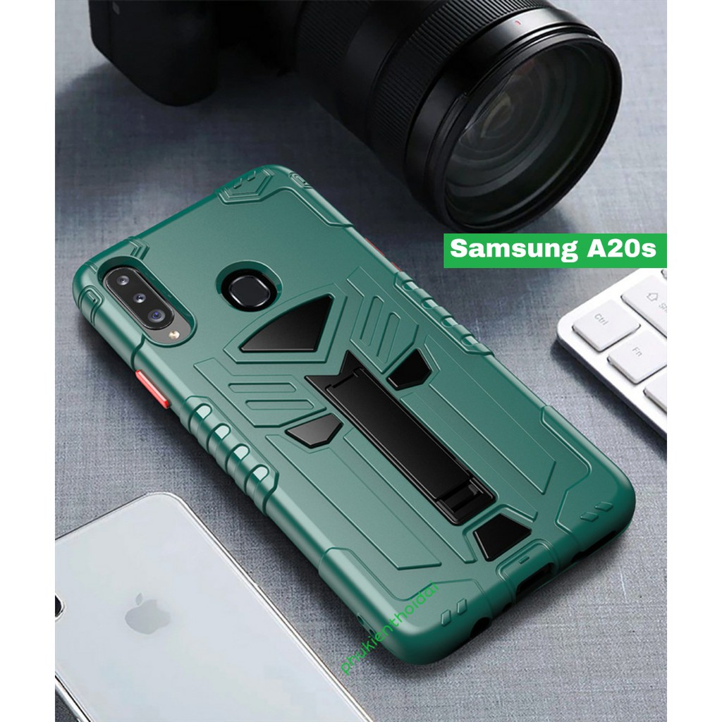 Ốp lưng siêu anh hùng Samsung A20s chống sốc giá đỡ cao cấp