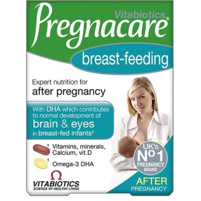 Vitamin Pregnacare bú cho mẹ sau sinh