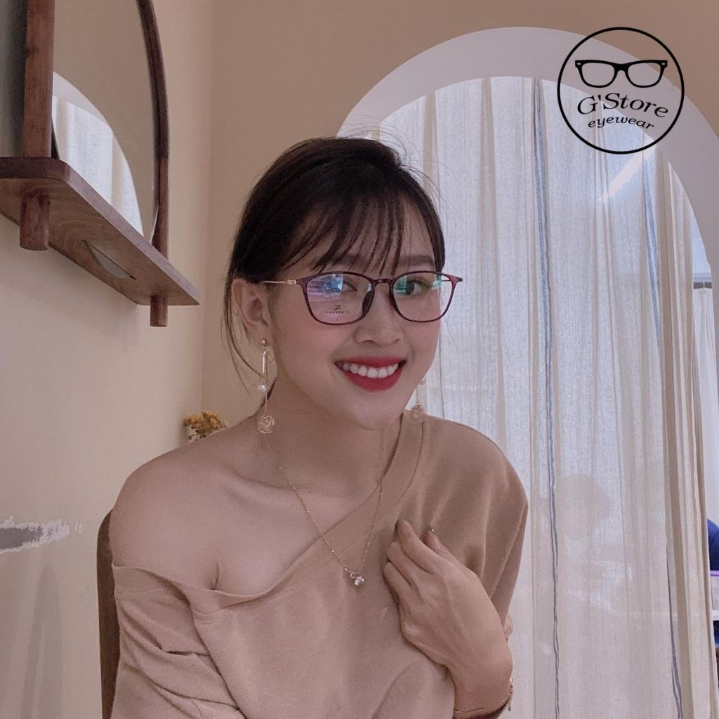 Kính Gọng Cận Mắt Tròn Gọng Mảnh 1209 Gstore