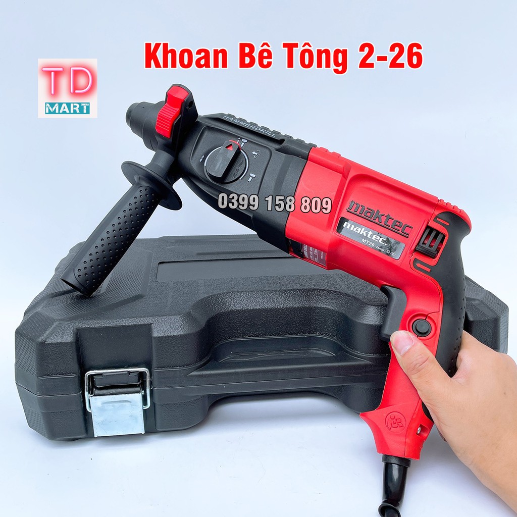 Máy khoan bê tông 3 Chức Năng Maktec 2-26 Lõi Đồng