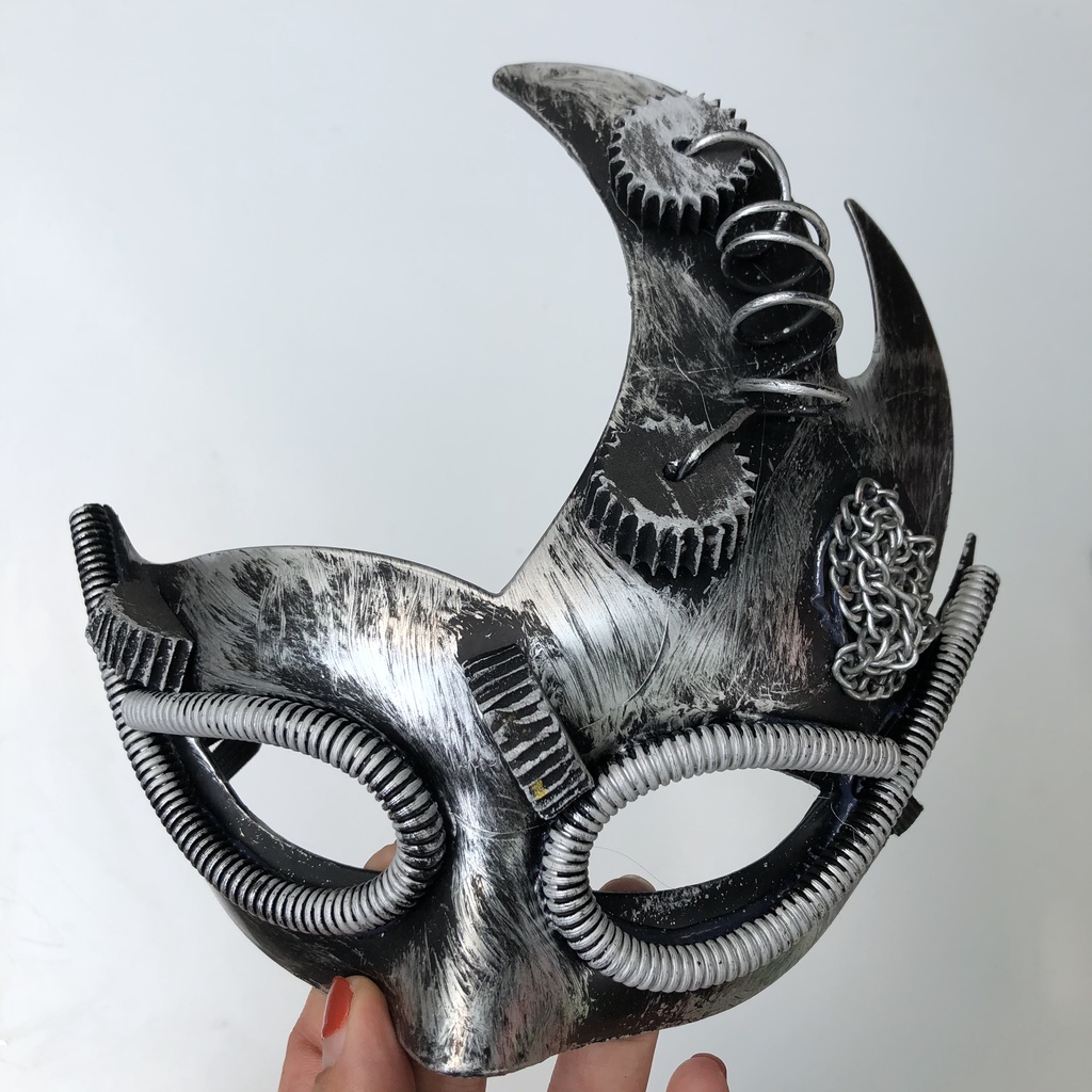 Mặt nạ mắt giả kim loại chơi trung thu, Halloween cho trẻ em và người lớn | BigBuy360 - bigbuy360.vn