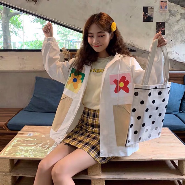 Áo khoác hoa Ulzzang [Xả Hàng] Hàng Quảng Châu!!!
