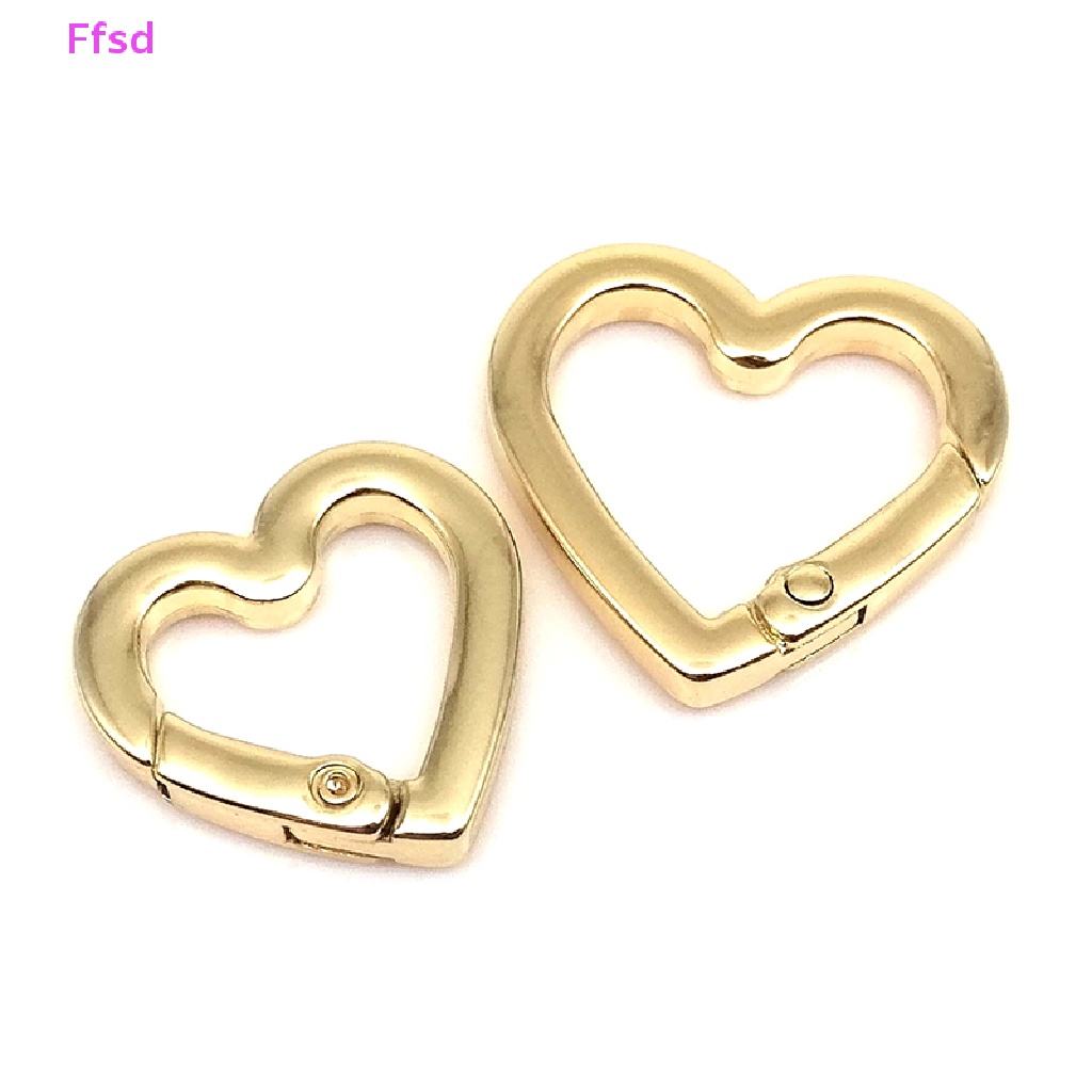 {Ffsd} Móc Khóa Kết Nối Dây Túi Xách Hình Trái Tim Lò Xo