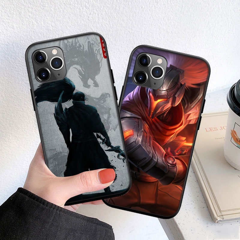 Ốp Điện Thoại Silicon Mềm Hình Usi138 Yasuo League Of Legends Cho Iphone 5 5s 6 6s 7 8 11 Pro Max Plus Se Xr