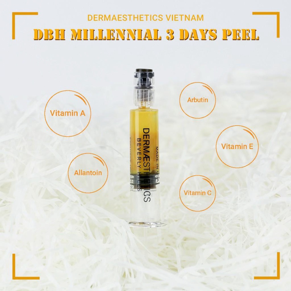Liệu Trình Thay Da Sinh Học 3 Ngày DBH Millennial 3 Days Peel 3ml
