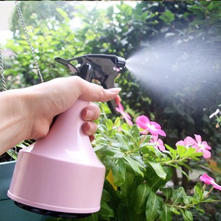 1 Bình xịt áp lực cầm tay màu hồng / xanh 600ml Chai xịt tưới nước văn phòng làm vườn