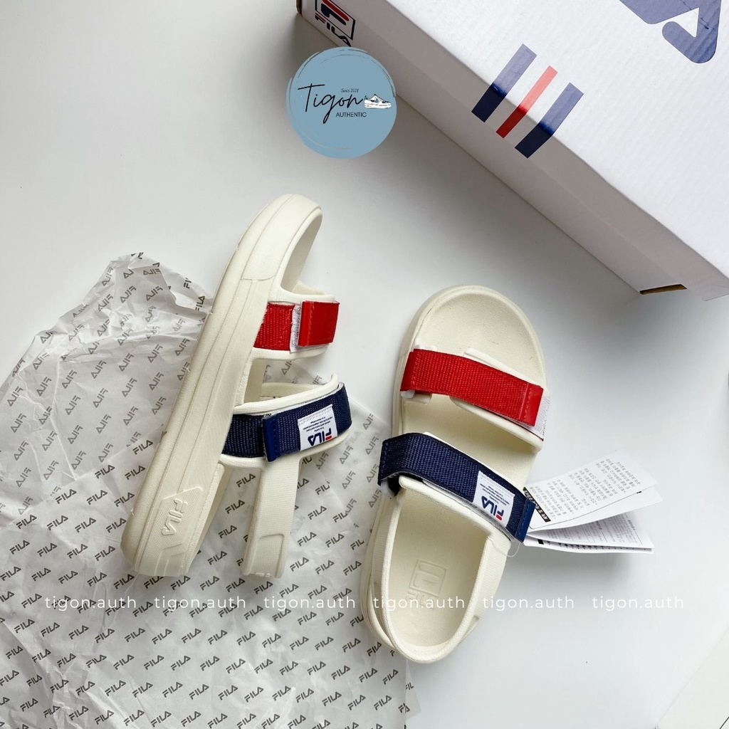 Giày Sandal Fila Trẻ Trung Siêu Êm Nhẹ Nhiều Màu Chính Hãng - Dép Sandal Quai Hậu Fila Surfy  Tigon.auth